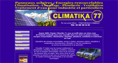 Desktop Screenshot of climatika77.com